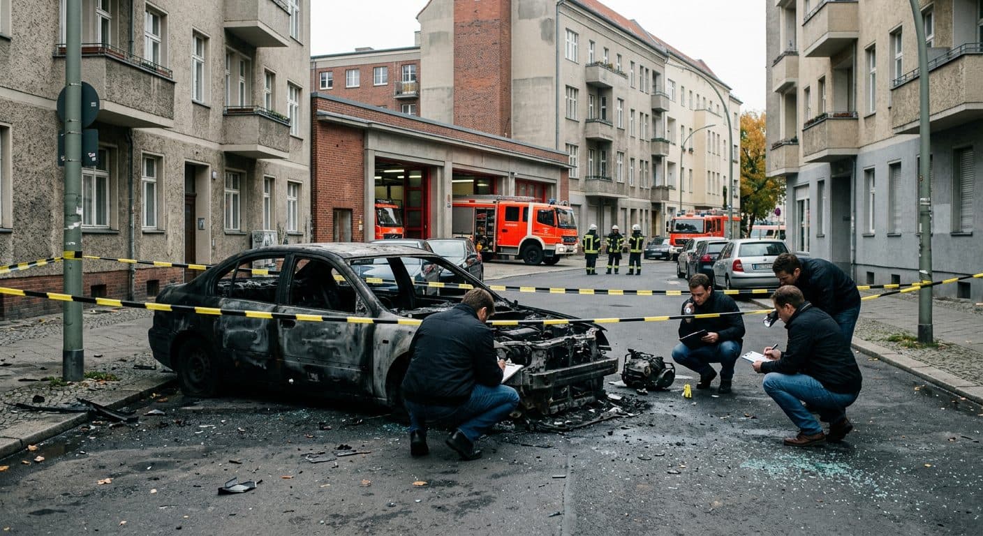 Kosten als mögliches Motiv: Anklage nach mutmaßlicher Brandstiftung und Auto-Explosion in Berlin-Schöneberg