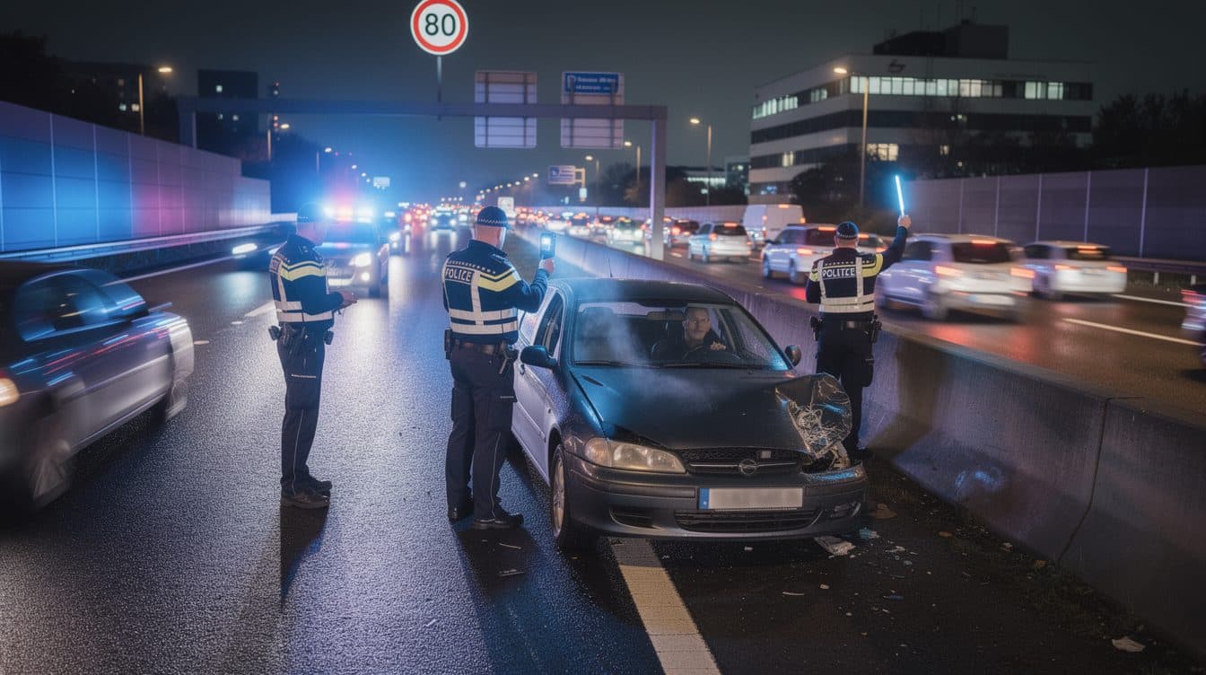 Alkoholisierter Fahrer rast mit 200 km/h durch 80er-Zone bei Laxenburg