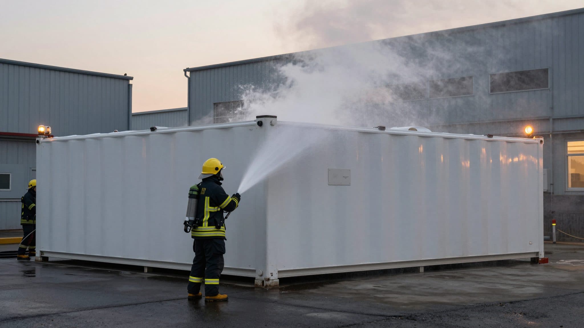 Batteriespeicher in Bautzen brennt seit Dienstagnachmittag – Anwohner evakuiert