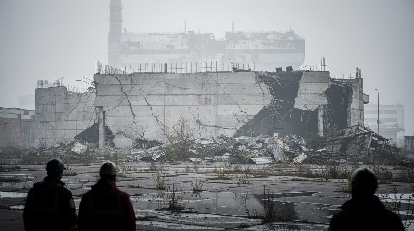 Drohne trifft Lager für abgebrannte Brennelemente in der Sperrzone von Tschernobyl