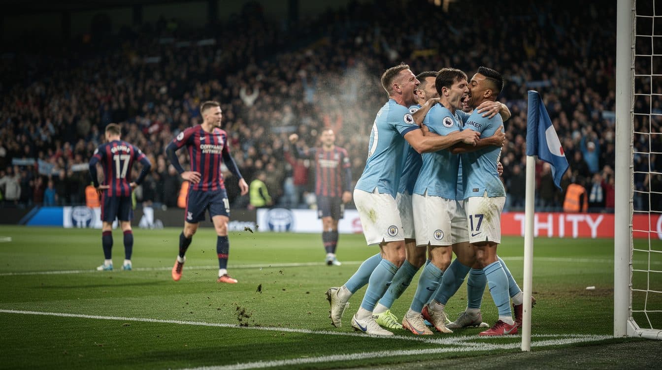 Manchester City besiegt Crystal Palace klar mit 3:0 – Titelkampf bleibt spannend