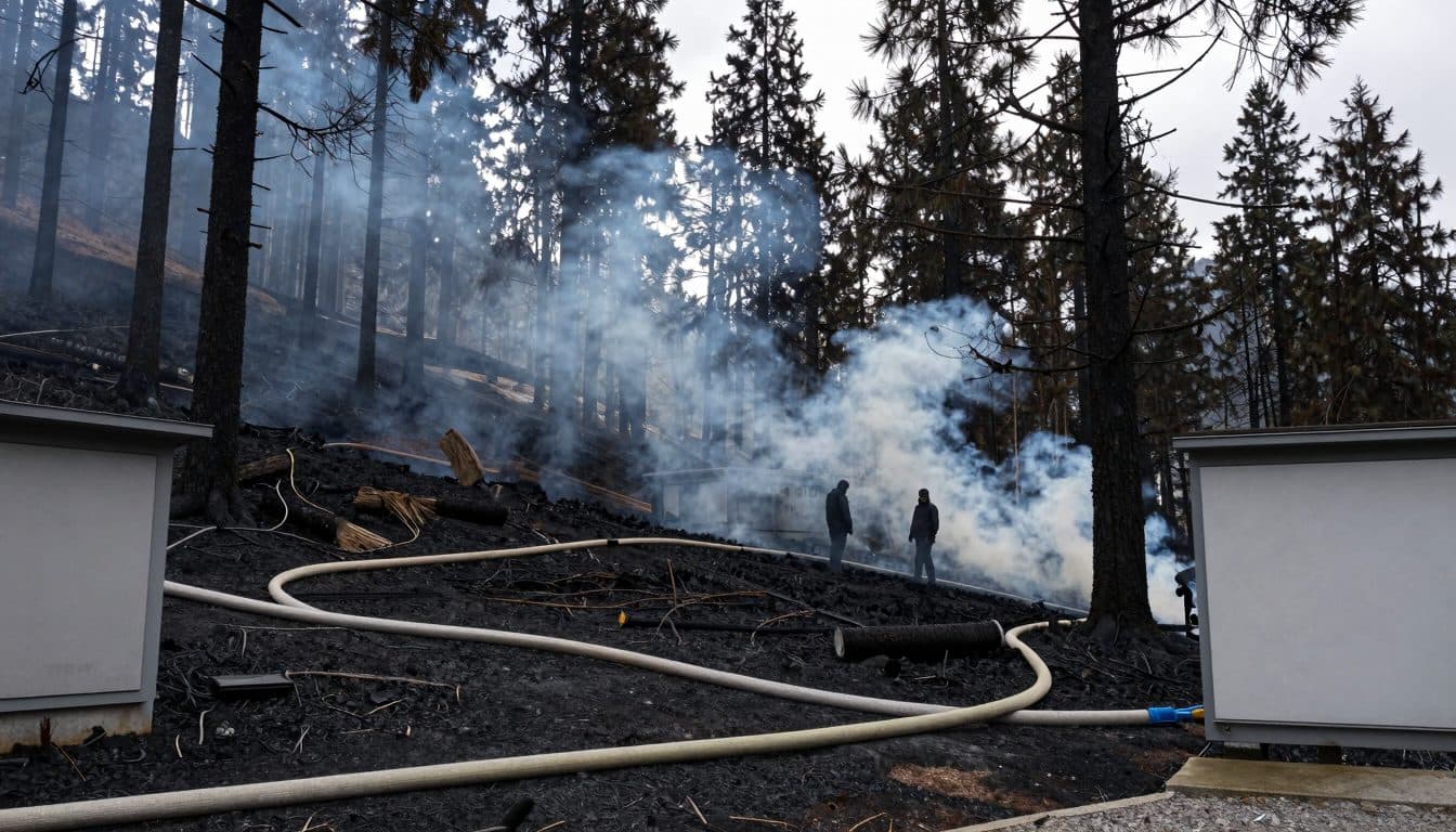 Waldbrand in Wildermieming: Einsatzkräfte kämpfen weiter gegen Glutnester