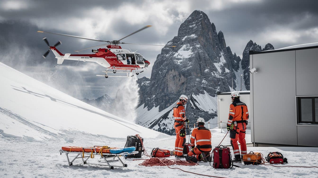 19-Jähriger stürzt auf Zugspitze 250 Meter in den Tod