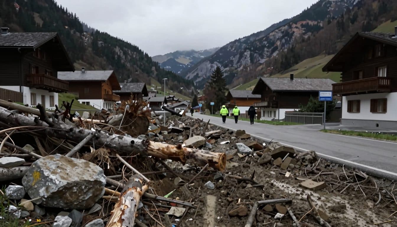Murenabgang im Südtiroler Ahrntal: rund 120 Menschen in Sicherheit gebracht