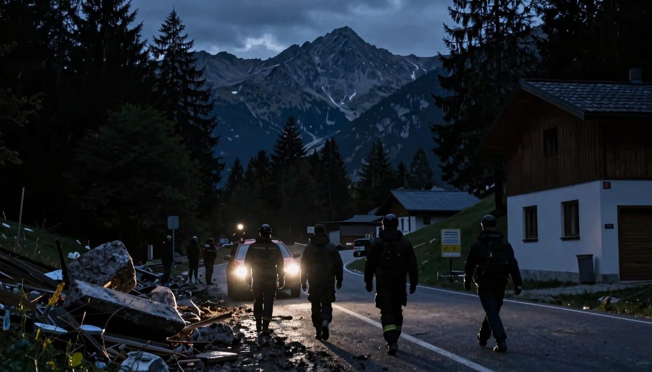 Schwere Mure im Untertal: Rund 30 Menschen in Schladming aus abgeschnittenem Tal gerettet