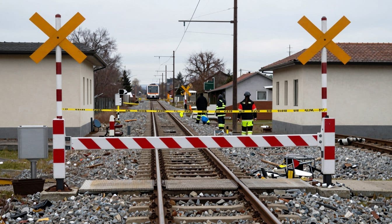 Pkw von Zug erfasst: Unfall auf Bahnübergang bei Premstätten
