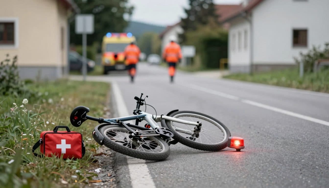 Alkolenker stürzt bei Radtour in Kirchberg-Thening und wird ins Spital gebracht