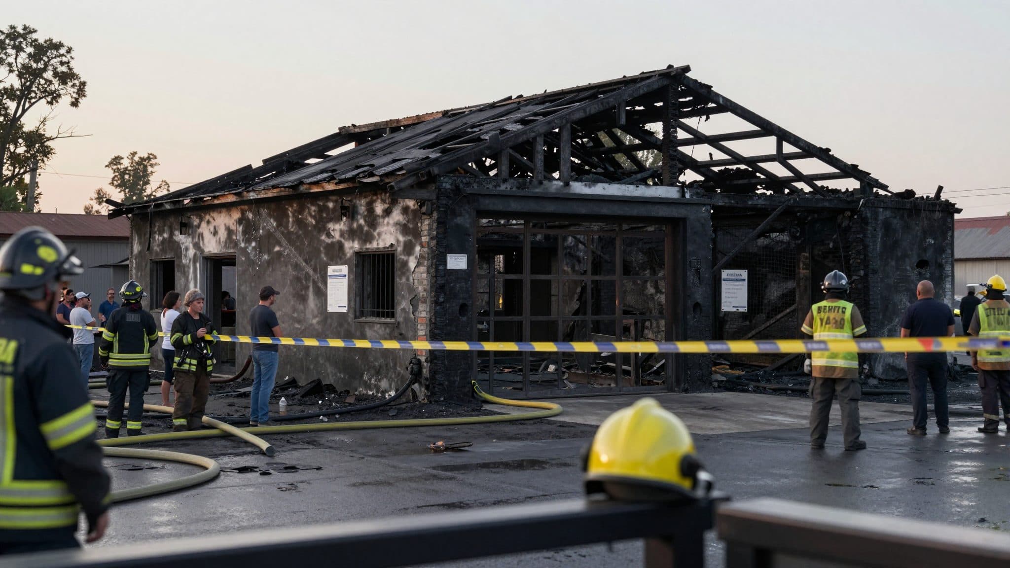 Feuerwehrhaus in Lieserhofen bei Brand komplett zerstört