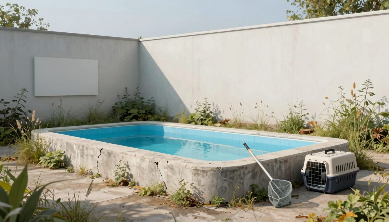 Freiwillige Feuerwehr Schwechat rettet sieben Babykatzen aus leerem Pool