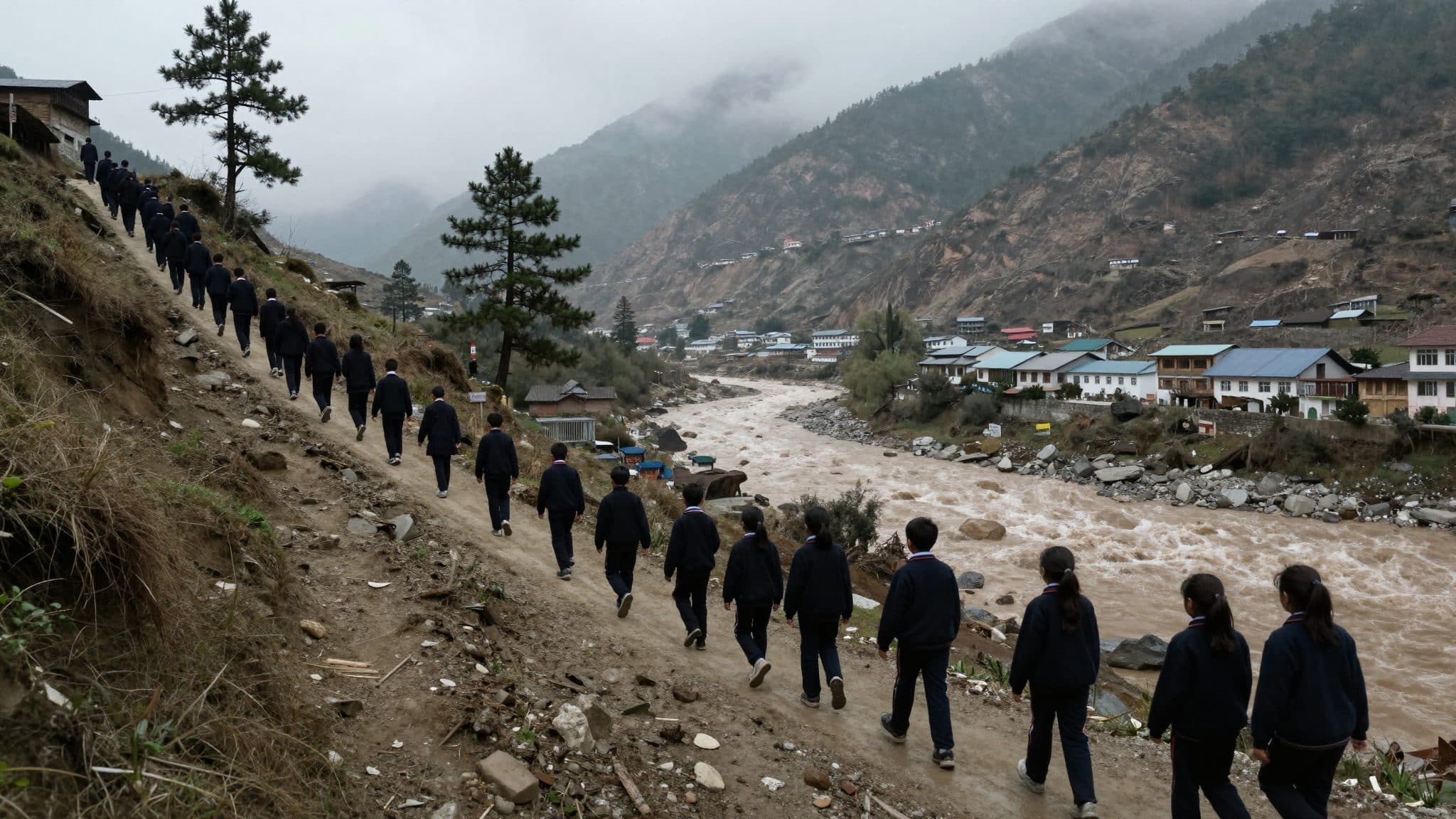 Schulleiter in Nepal rettet 900 Schülerinnen und Schüler vor Sturzflut