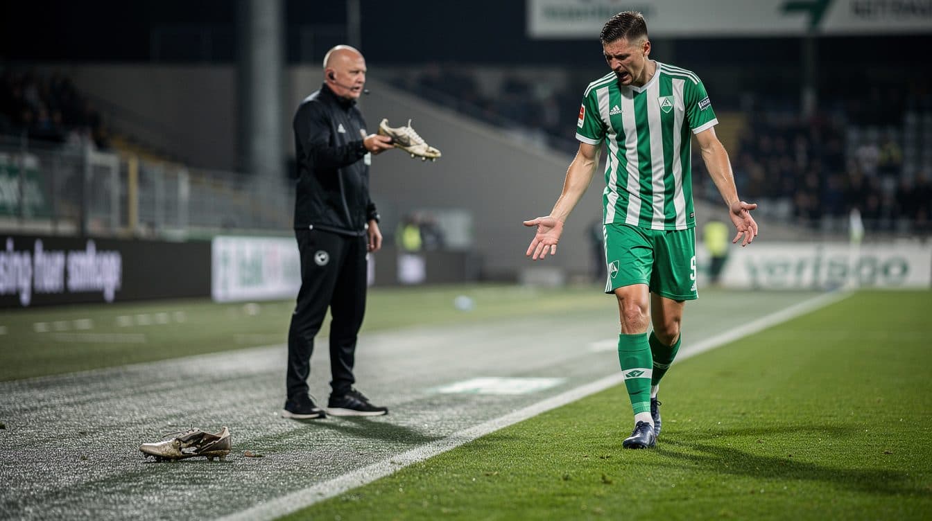 Schuhwurf von Yusuf Demir beendet Rapids Saison mit Niederlage und Play-off