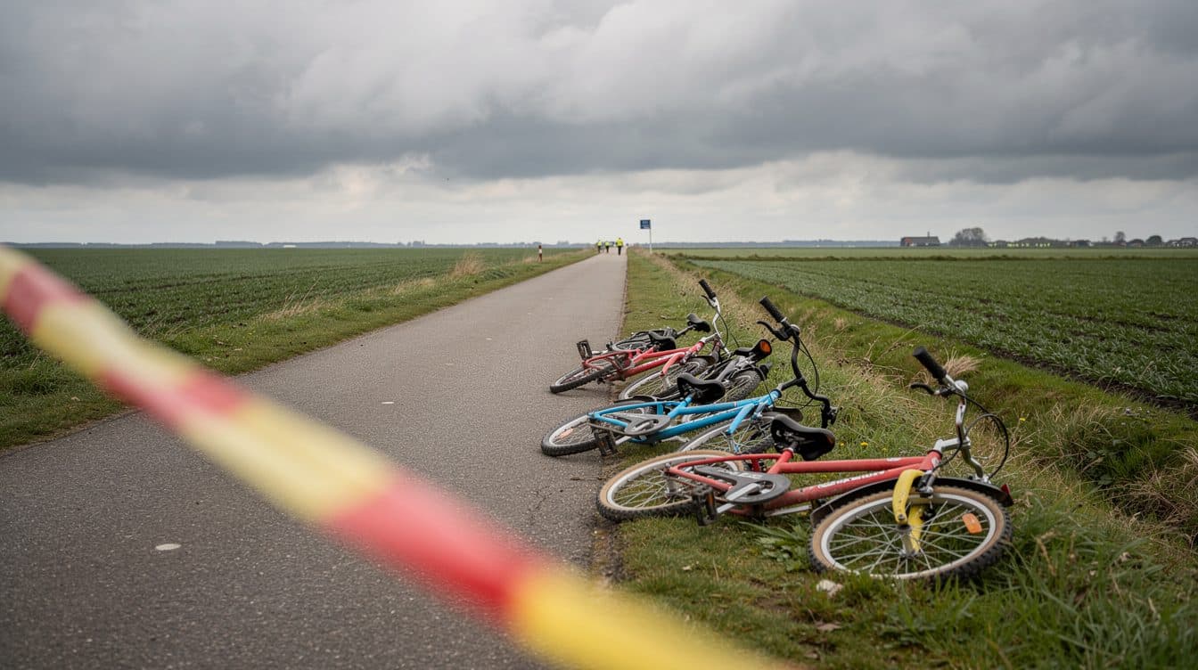 Vier Tote nach Unfall in den Niederlanden: Auto erfasst radelnde Schulkinder bei Vogelwaarde
