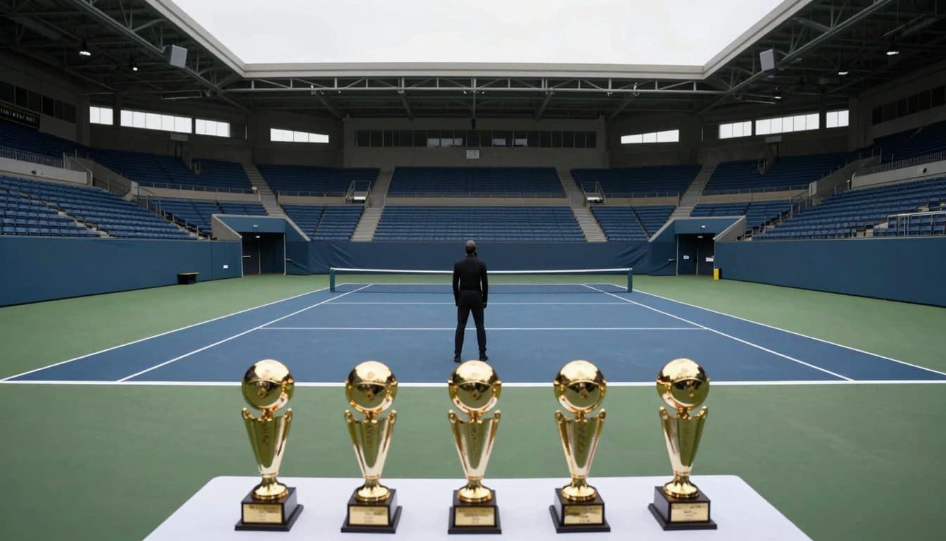 Federer nimmt in New York Abschied von Fans und erinnert an fünf Titel in Folge