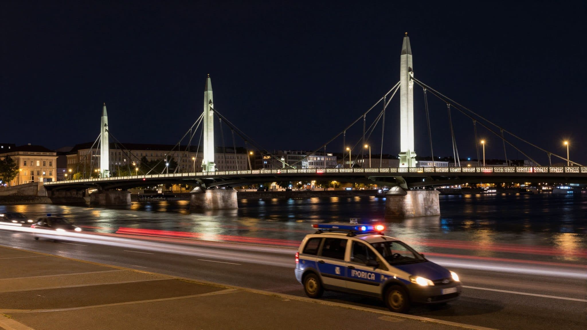 190 km/h auf Reichsbrücke: 25-Jähriger ohne Führerschein