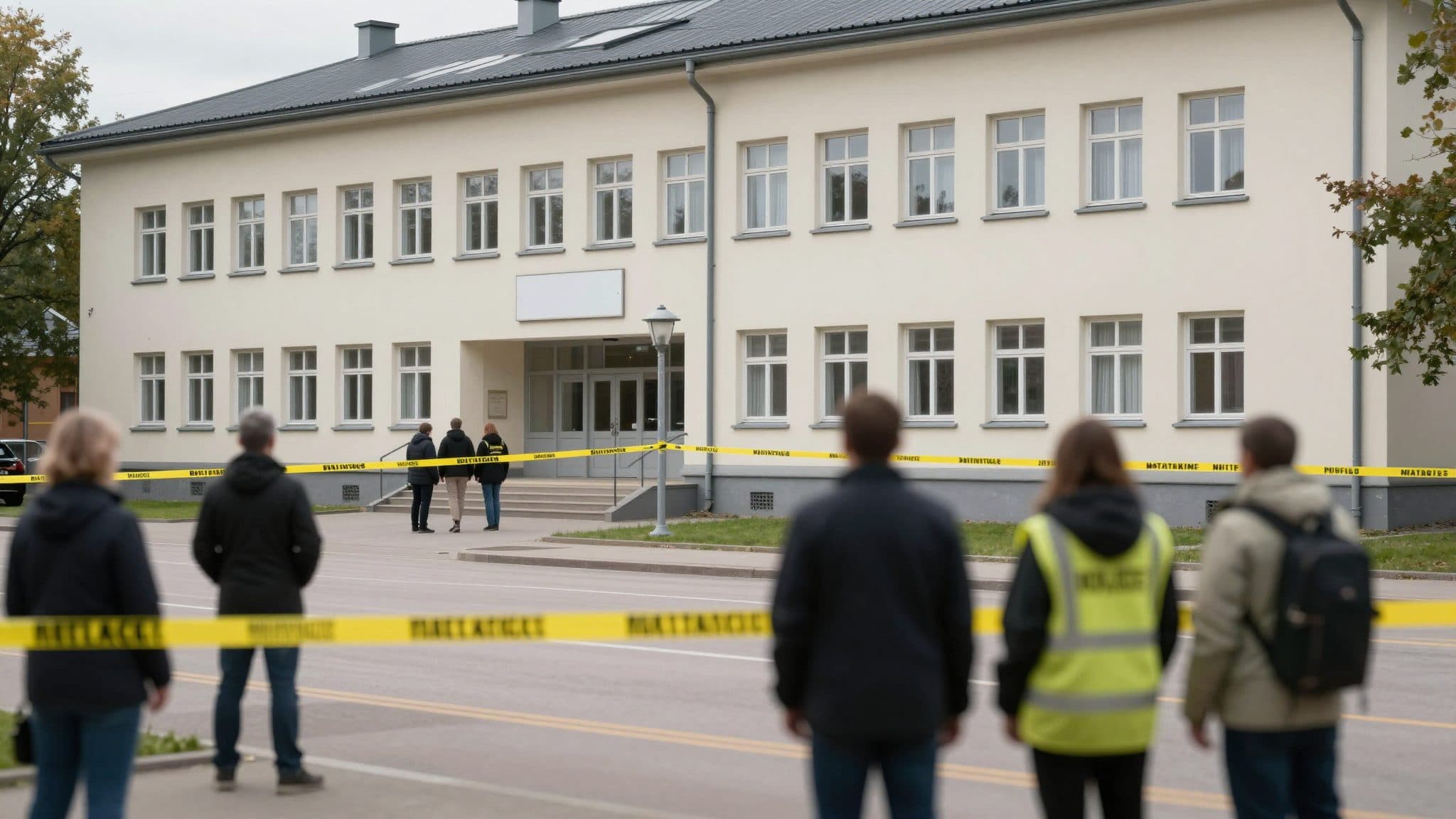 Schwerer Schwertangriff an Schule in Fagersta – mehrere Verletzte
