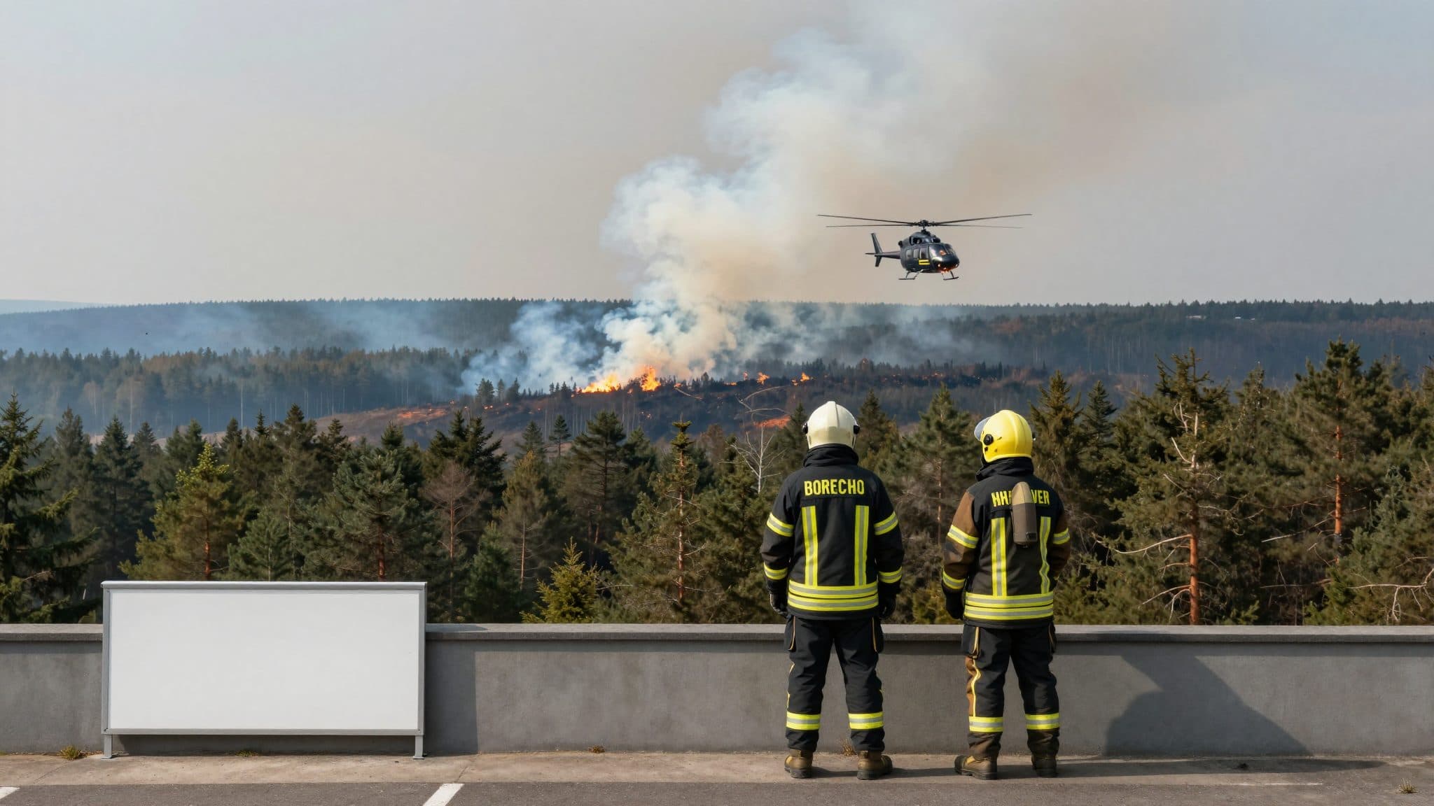Waldbrand im Hohen Venn bedroht Monschau und Hürtgenwald