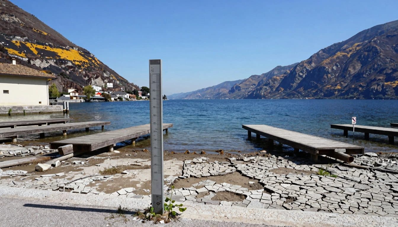 Hitzewelle in Norditalien: Gardasee verliert täglich Milliarden Liter Wasser