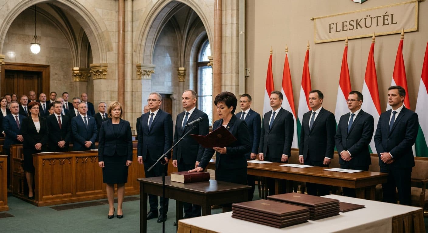 Ungarns neue Regierung unter Ministerpräsident Tamás Sulyok angelobt