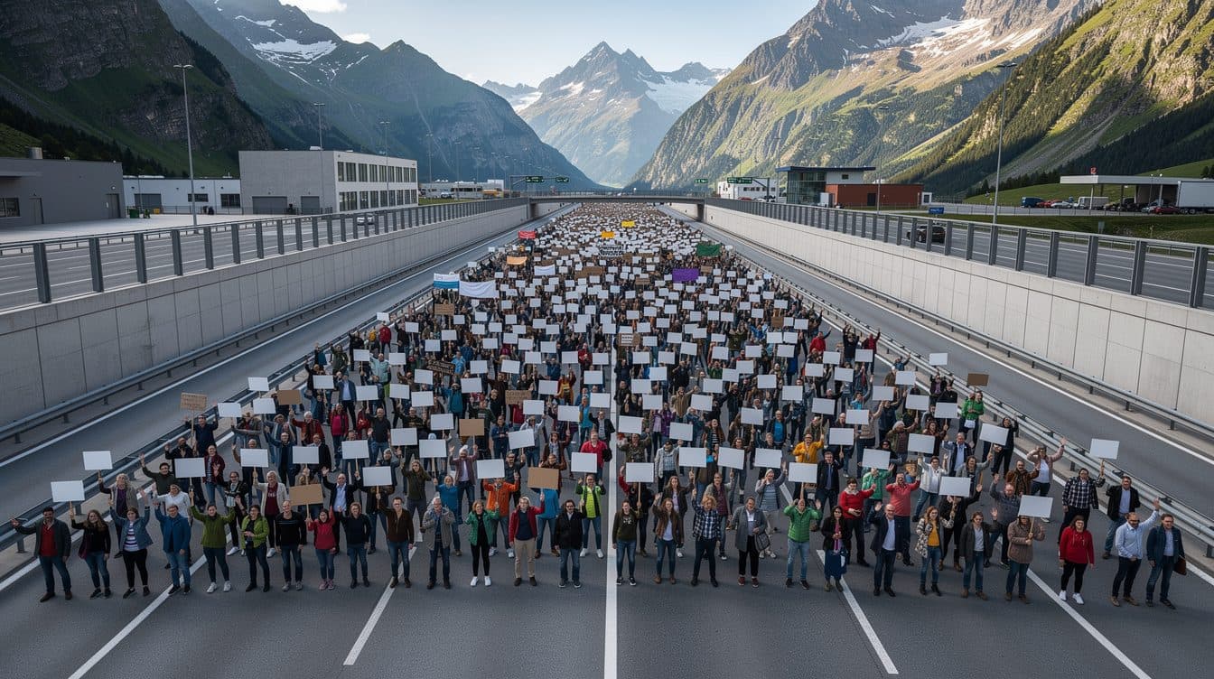 Brennerautobahn wegen Anwohnerprotest ganztägig gesperrt – befürchtetes Verkehrschaos bleibt aus