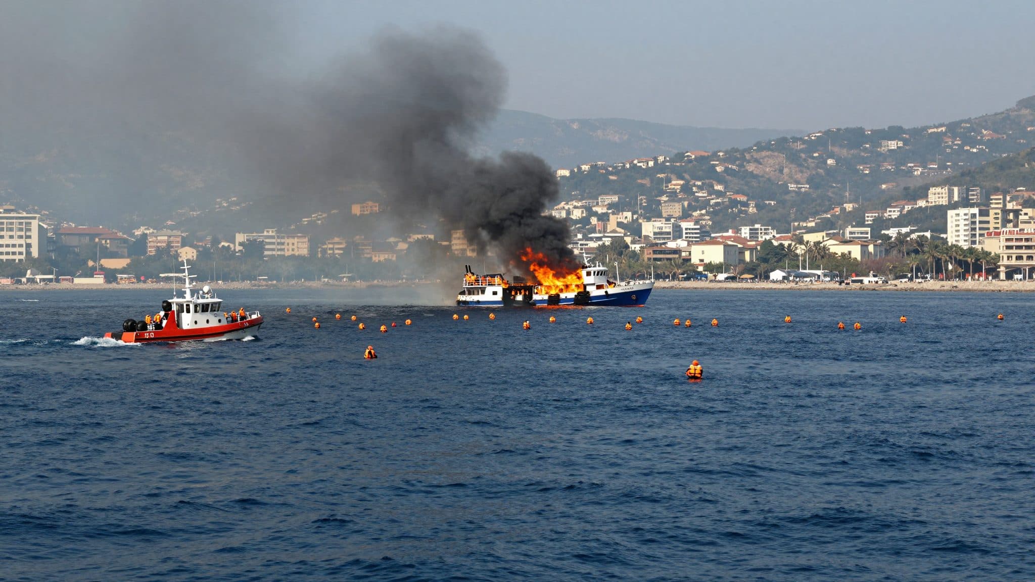 Touristenboot in Fethiye: 115 Menschen gerettet