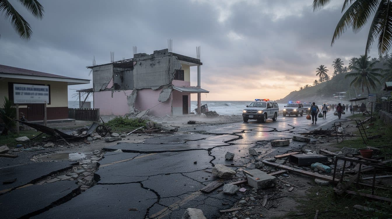 Erdbeben der Stärke 7,8 erschüttert Südphilippinen – mindestens drei Tote, Tsunami-Warnung aufgehoben