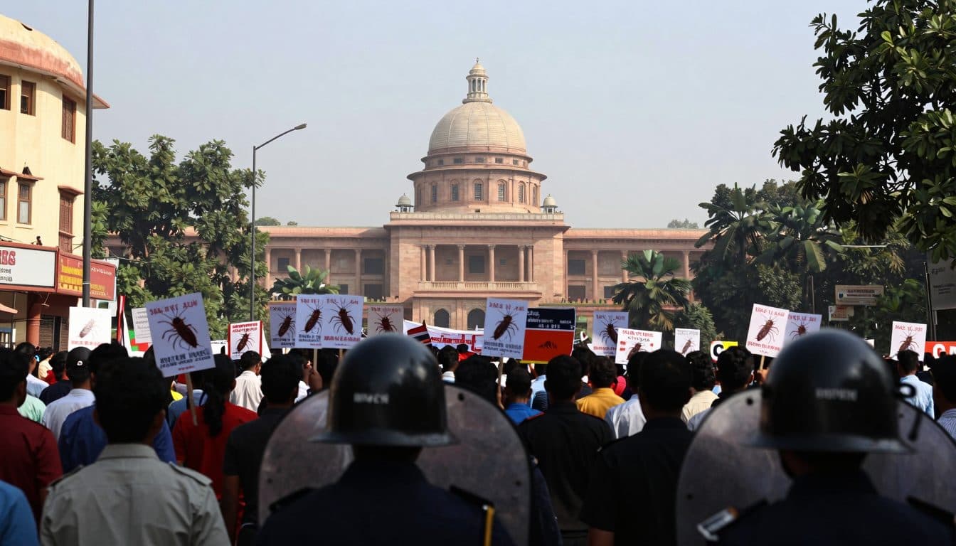 Cockroach Janta Party: Aus Satire wird in Indien eine ernste Jugendbewegung