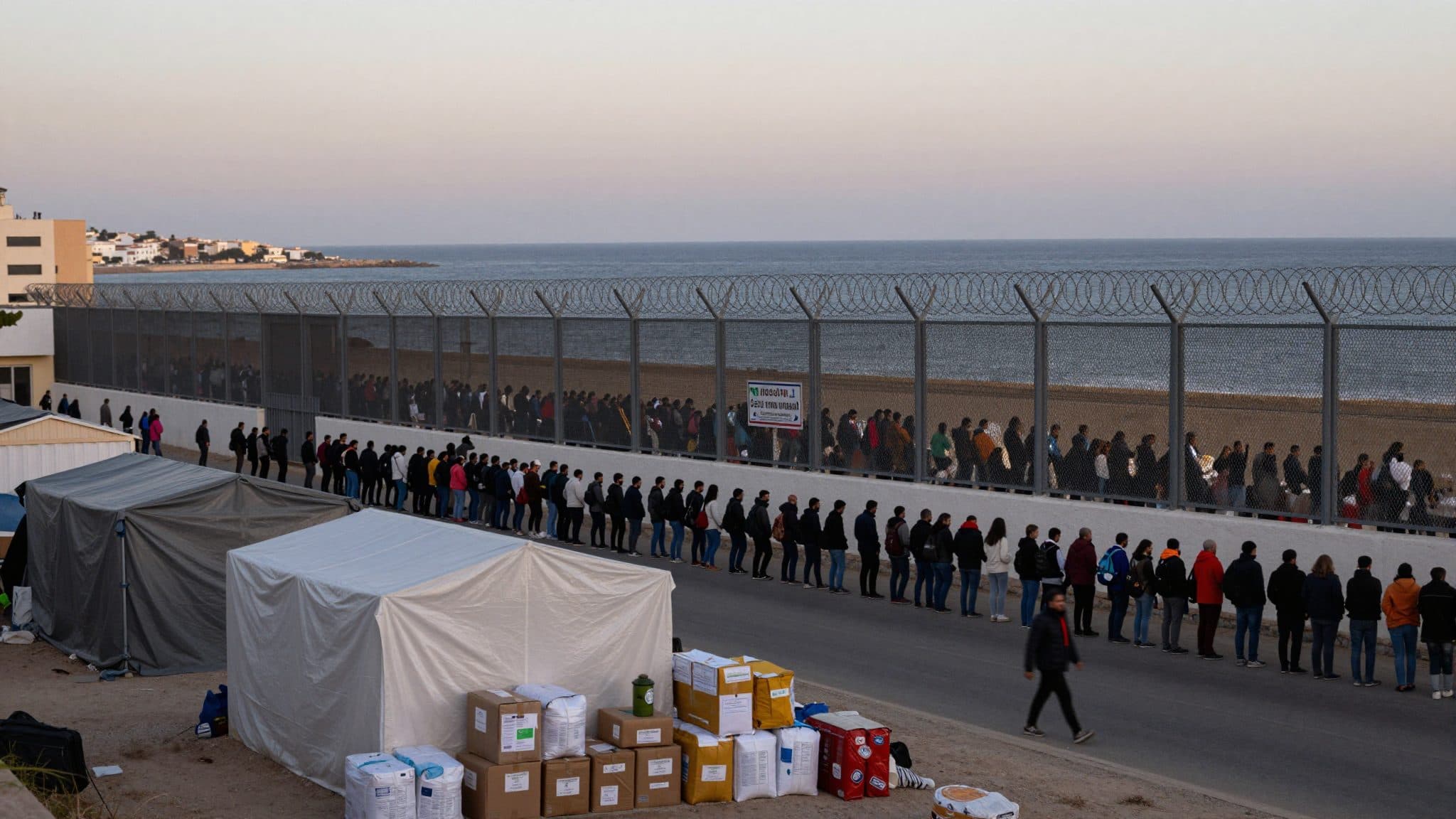 Tausende Migranten warten in Ceuta auf Entscheidung der spanischen Regierung