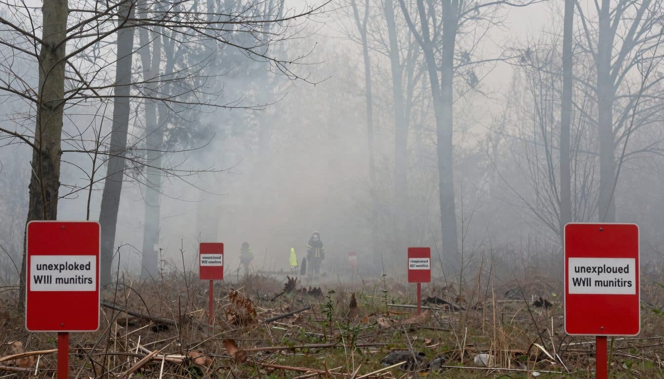 Waldbrand im Hohen Venn: Löschkräfte kämpfen weiter gegen die Flammen in der Eifel