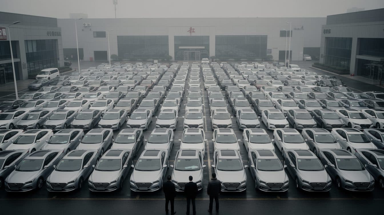 Chinas Automarkt im Sinkflug: Verkäufe brechen um 22 Prozent ein