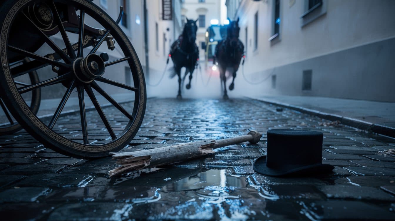 Fiakerunfall in Wien: Kutscher und zwei Fahrgäste verletzt, Pferde fliehen