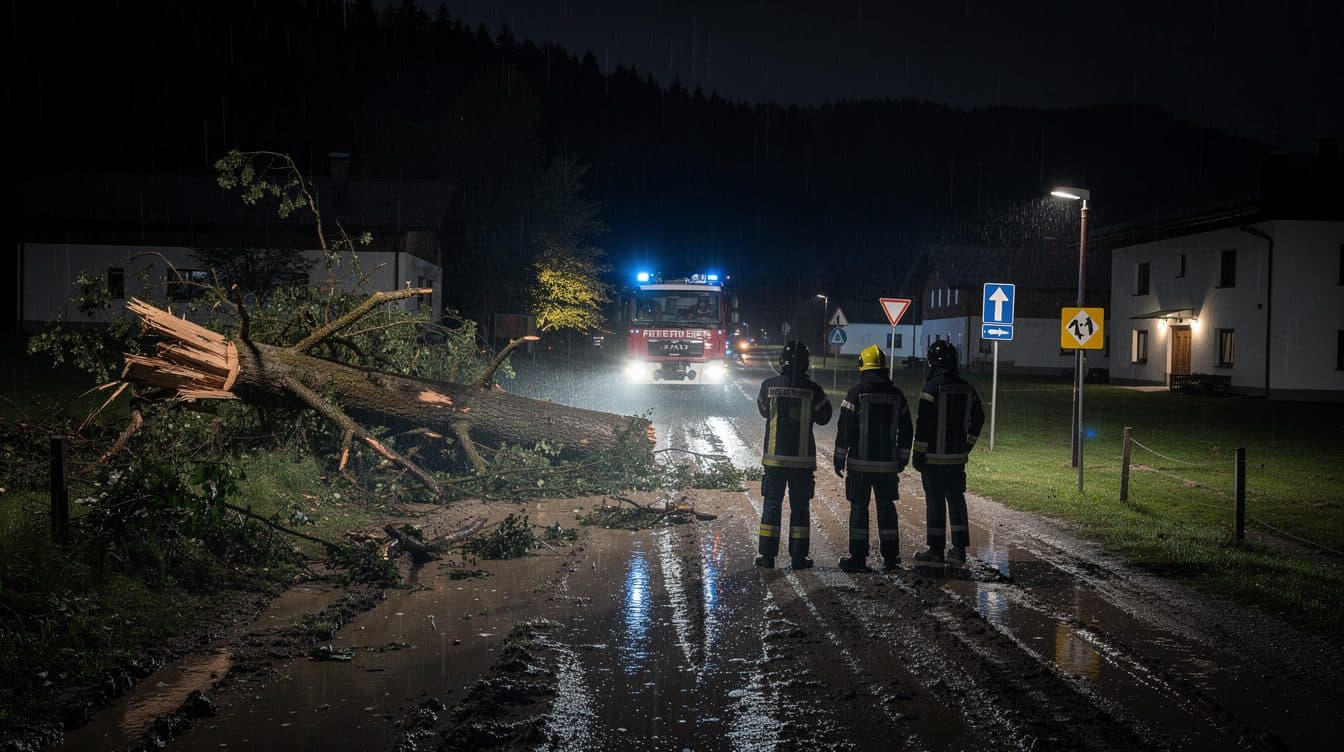 Heftiges Unwetter in Kärnten: 65 Feuerwehreinsätze in einer Nacht