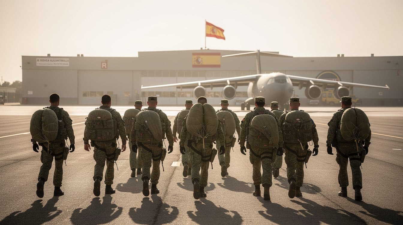 Spaniens Kronprinzessin Leonor schließt Fallschirmjäger-Lehrgang in Murcia ab