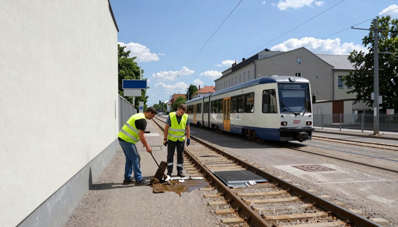 Leipzigs Straßenbahnen stehen still: Hitzeschäden an 300 Kilometern Gleisnetz