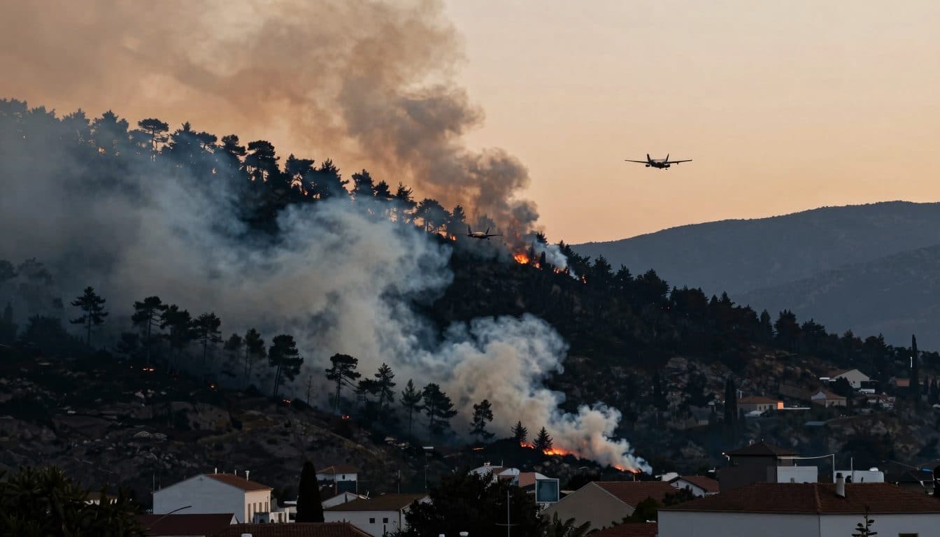 Neue Waldbrände in Griechenland: Einsatzkräfte kämpfen gegen Flammen auf Kreta und Peloponnes