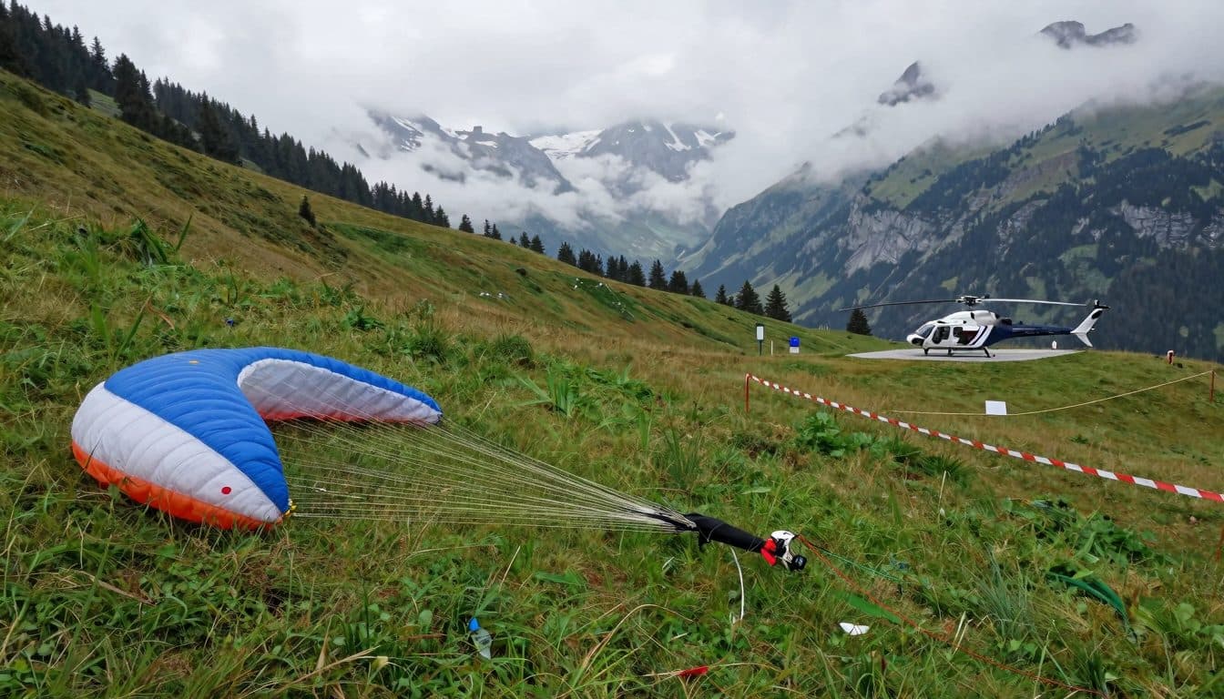 Paragleitpilot stürzt in Fulpmes ab und wird schwer verletzt