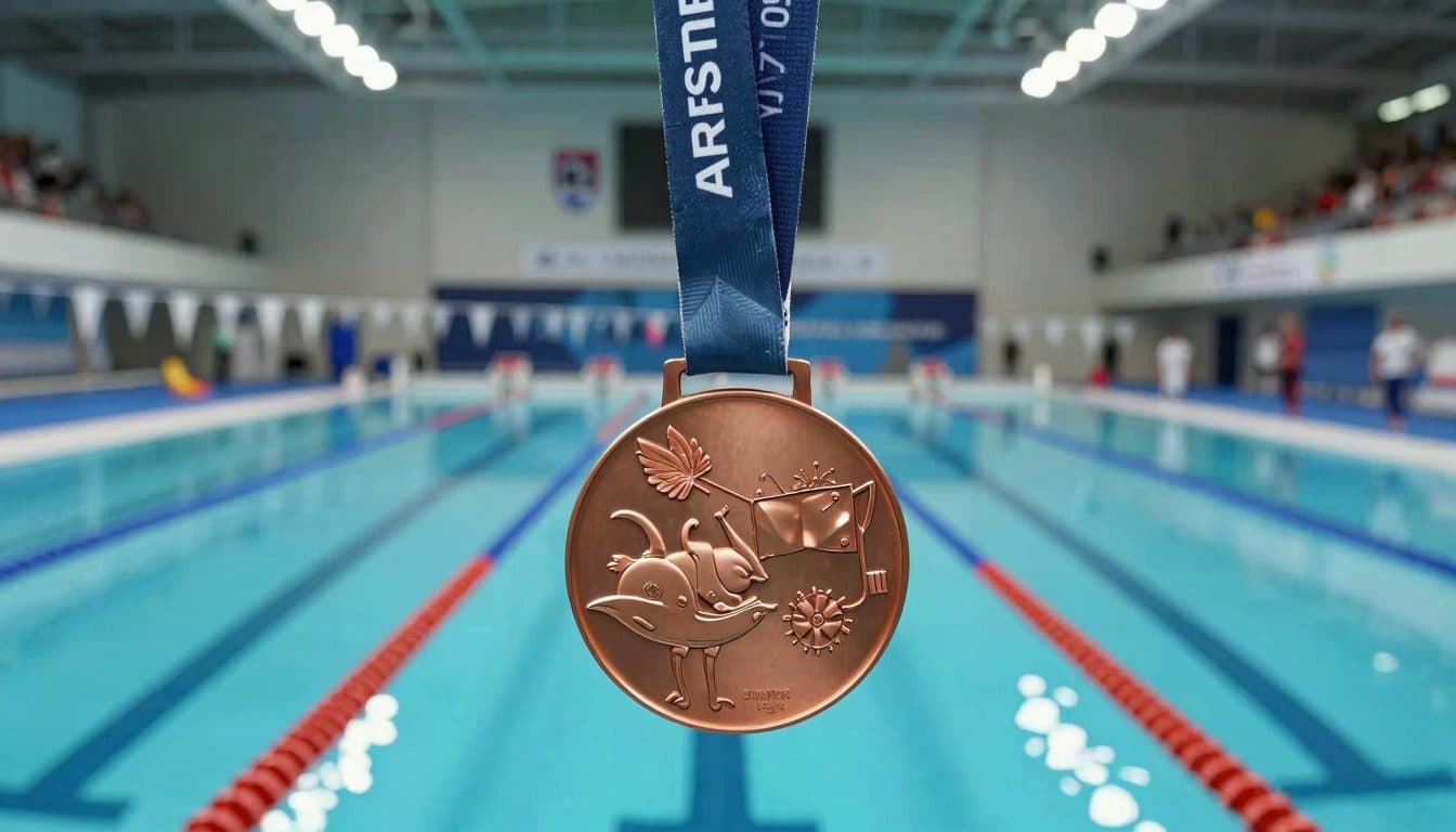 Noè Ponti sichert sich über 100 m Delfin die EM-Bronzemedaille