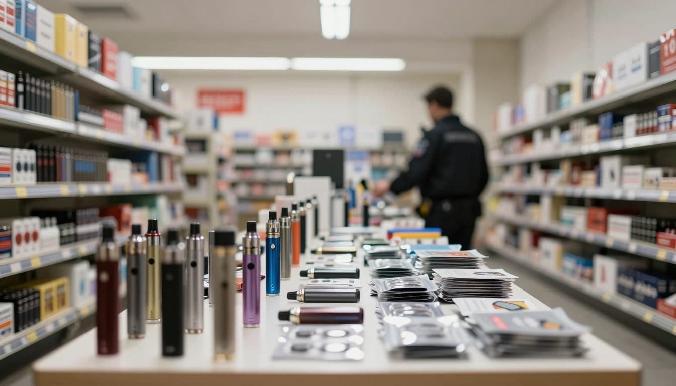Wiener Behörden stellen 682 illegale E-Zigaretten in einem Geschäft sicher