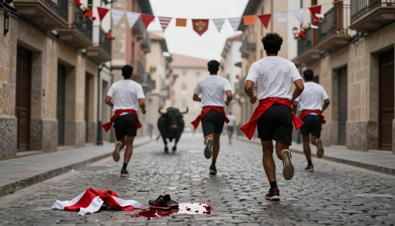 Letzte Stierhatz in Pamplona: Zehn Verletzte, zwei Schwerverletzte durch Hornstöße