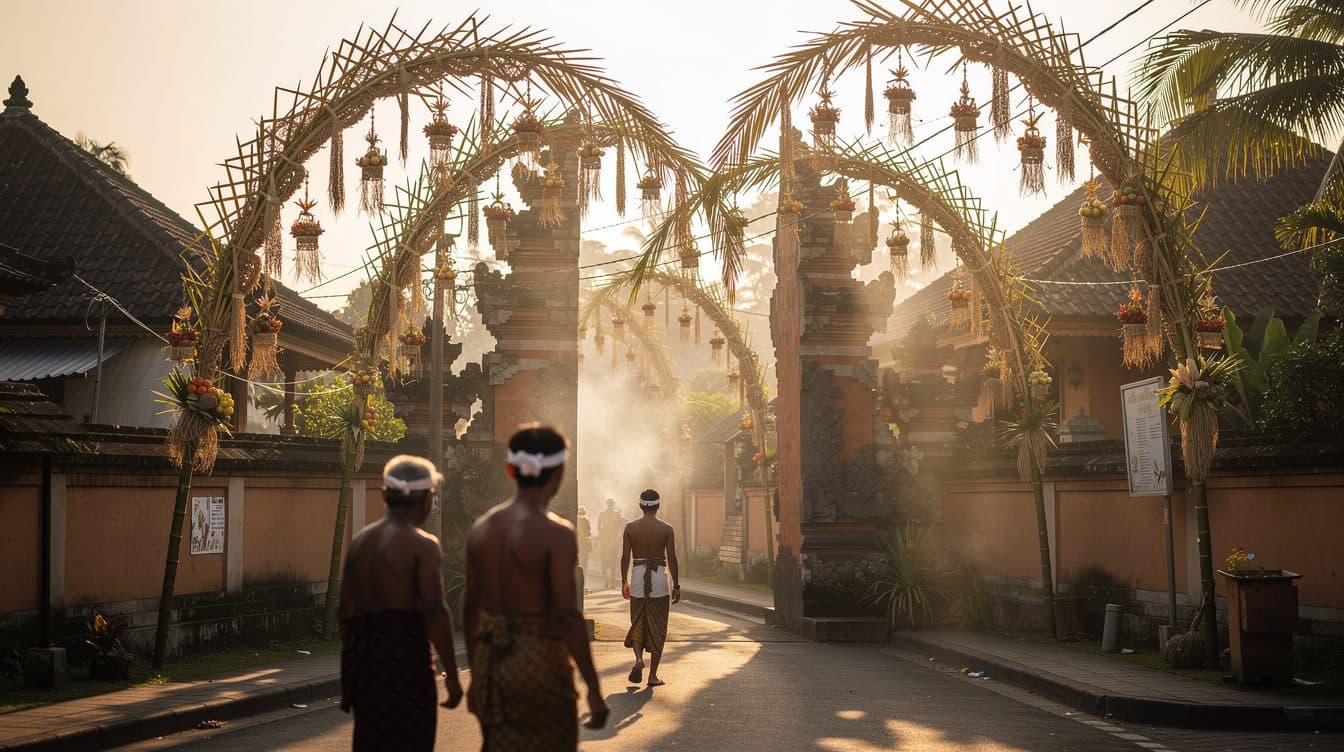 Bali feiert Galungan: Hunderttausende Hindus empfangen ihre Ahnen mit Opfergaben und Tempelzeremonien