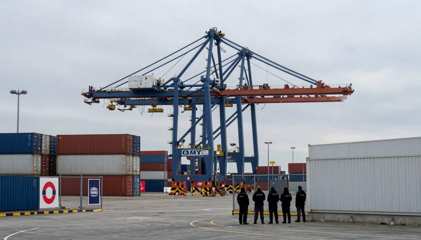 Warnstreik an deutschen Seehäfen: Verdi legt Hafenbetrieb in Hamburg, Bremen und Niedersachsen weitgehend still