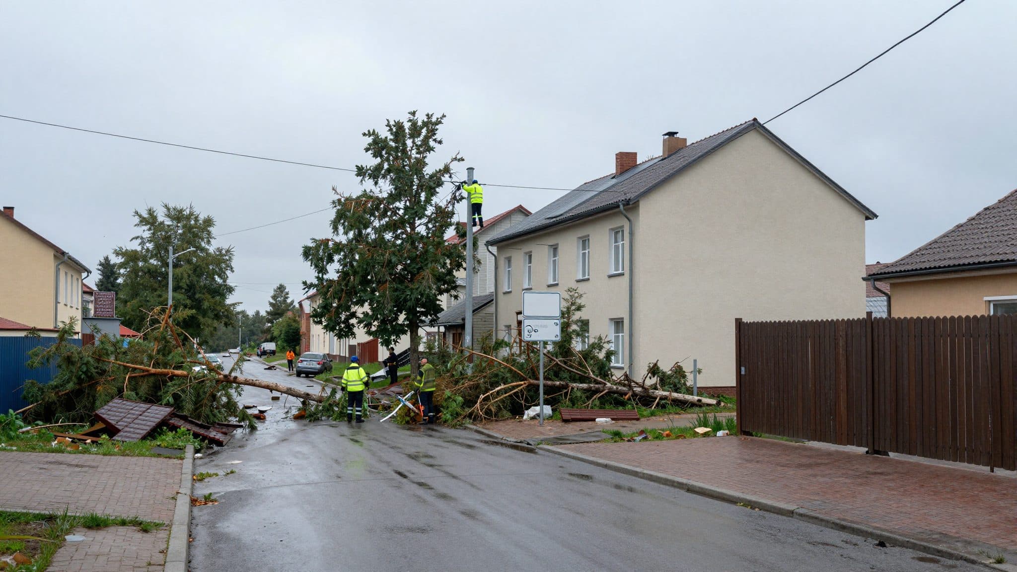 Schwere Unwetter im Baltikum: Mehrere Tote, Hunderttausende ohne Strom