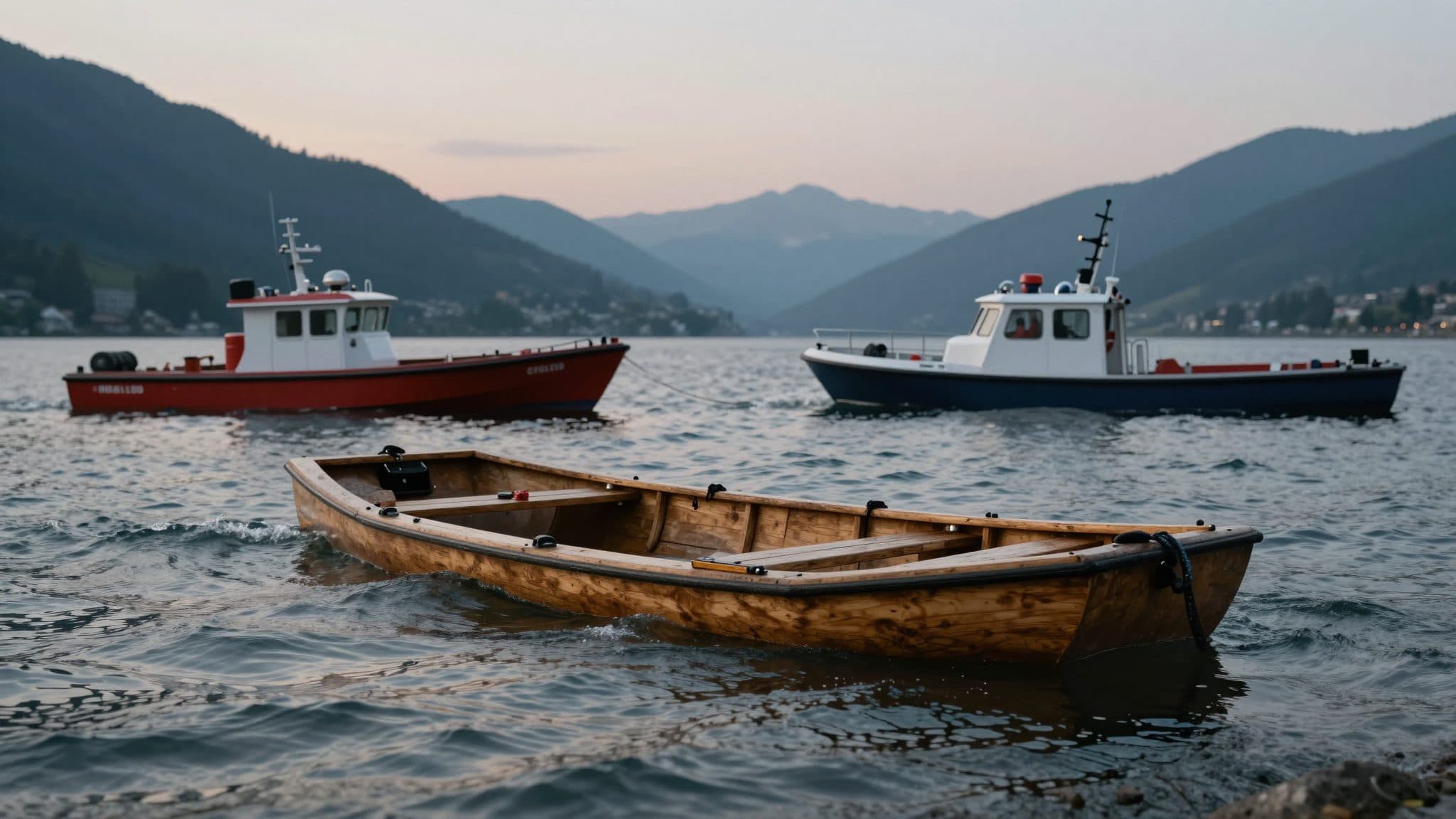 Sieben Personen aus sinkendem Floß auf dem Bodensee gerettet