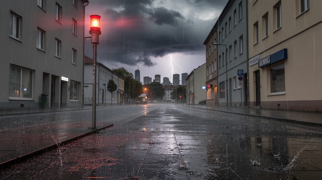 Wetterumschwung bringt schwere Gewitter und Starkregen nach Deutschland