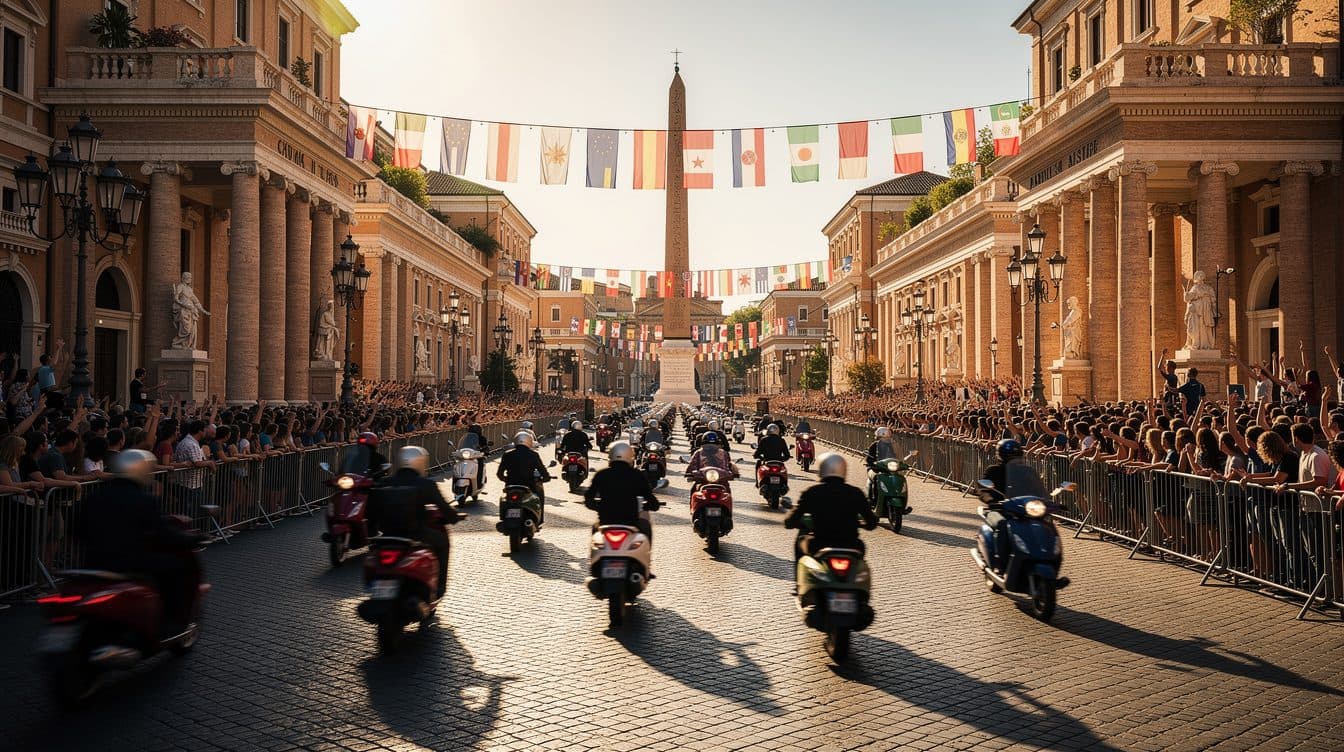 Vespa 80 Jahre: Jubiläum in Rom mit Österreich