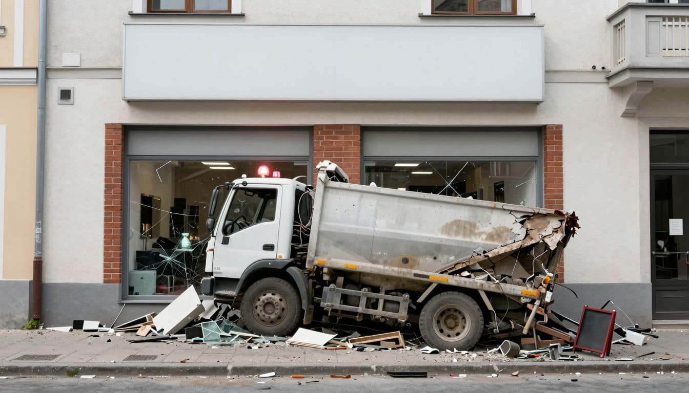 Lkw kracht in Friseursalon in der Oststeiermark: Inhaberin stirbt, zwei Mitarbeiterinnen schwer verletzt