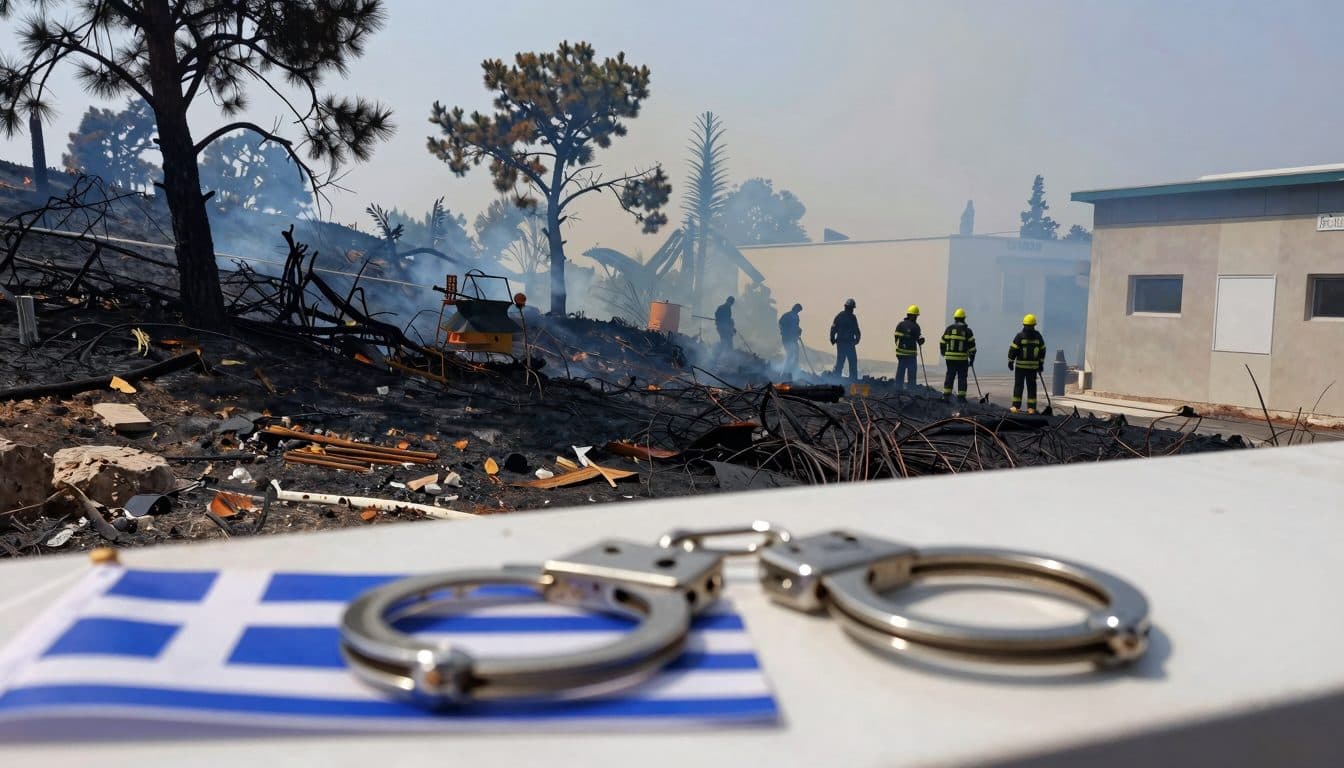 U-Haft nach Waldbrand nahe Athen: Zwei Männer unter Verdacht der Brandstiftung