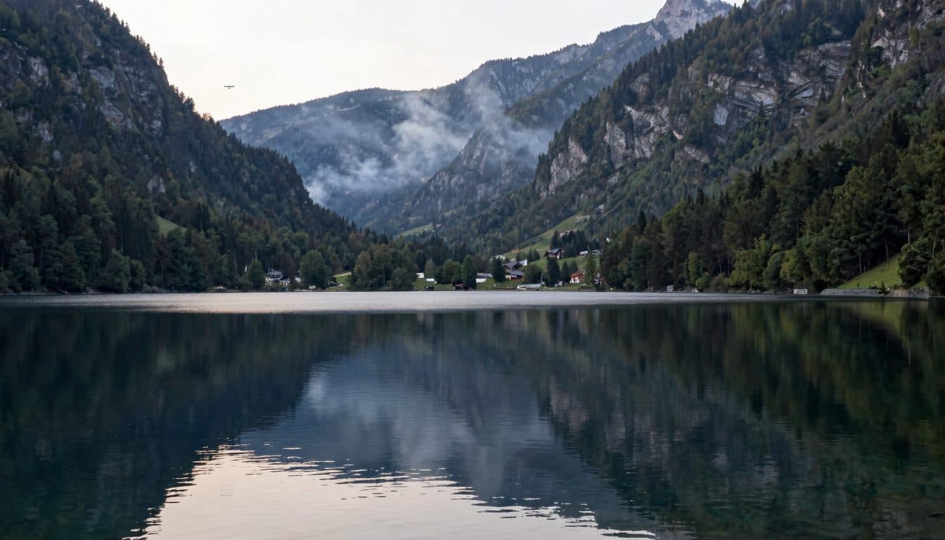 Waldbrände in Italien: Löschflugzeuge tanken Wasser am Weissensee in Kärnten