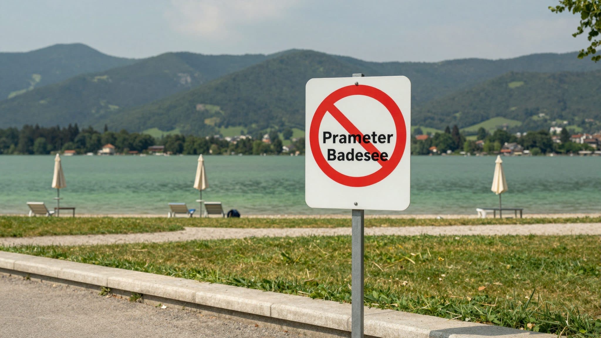 Badeverbot am Prameter Badesee wegen Blaualgen