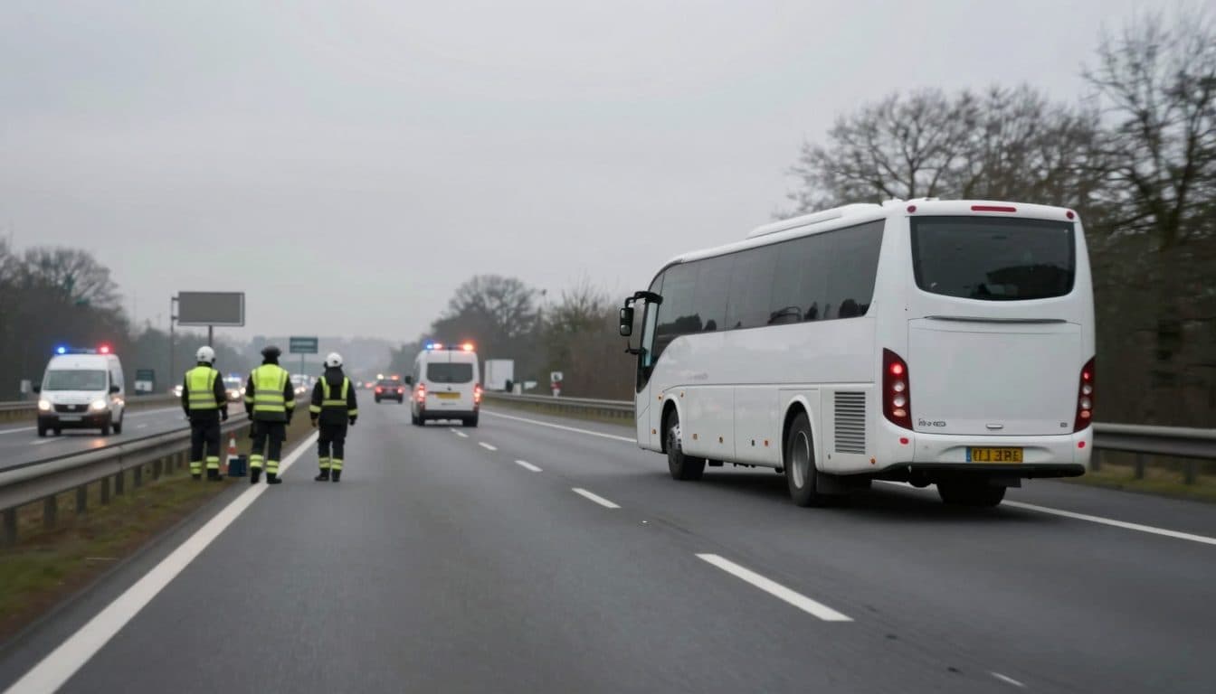 Acht Verletzte nach Busunfall mit österreichischen Schülern auf niederländischer A28