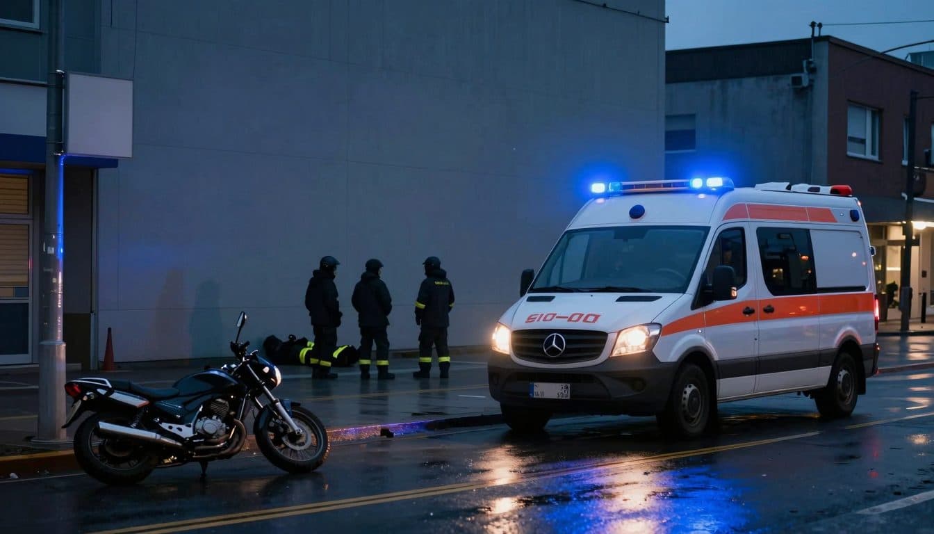Motorradunfall Leonding: 70-Jährige reanimiert